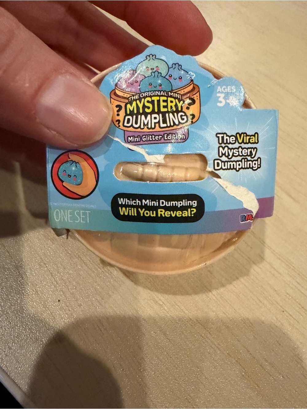 New Mini Dumpling Crazy Fun Mystery Viral RMS Glitter Edition Squishy Toy 3+